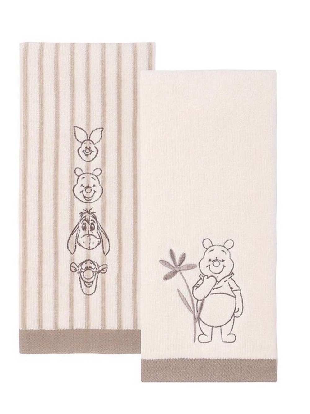 Disney’s Winnie the Pooh Hand Towels 2-Pack Home Decor Gift Kids Brand New